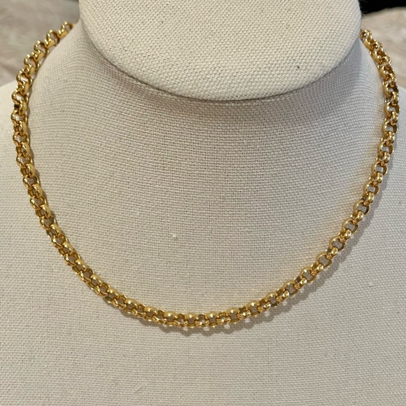 Bronzoro Rolo link necklace with heart toggle - Picture 5 of 5